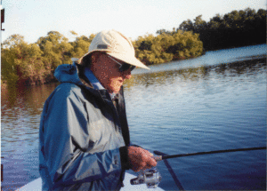 Bud Range fishing alone