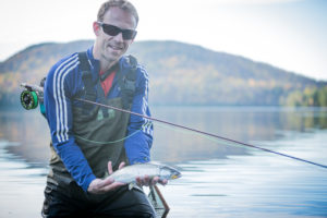 Lowell Bailey, fly fisherman.