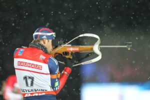 Lowell Bailey, U.S. Biathlon Team, shooting