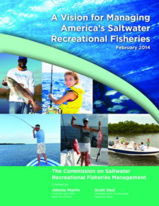 Marine Visioning Report for America's Saltwater Recreational Fisheries