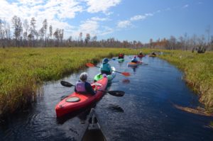 kayak tour on the river
