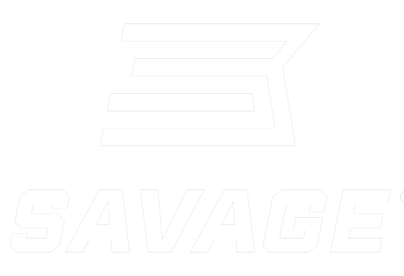 SavageStacked_BW 1