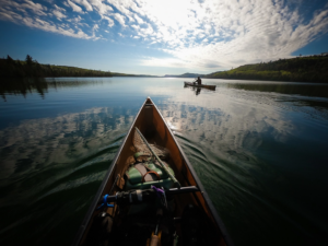 boat in the boundary waters