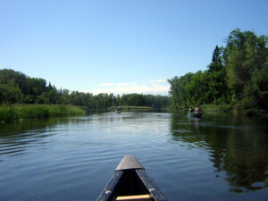 boat in the Upper Mississippi